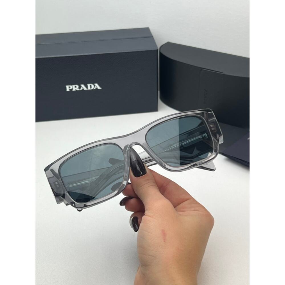 NEW Prada PR10ZS Asphalt Grey Sunglasses Unisex $563 - Picture 6 of 7